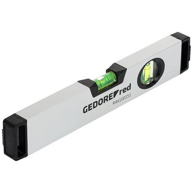 Bild von GEDORE red Wasserwaage, magnetisch, 300 mm lang, mit Vertikal- und Horizontal-Libelle, Messgenauigkeit +/- 0,5 mm/m, R94100151