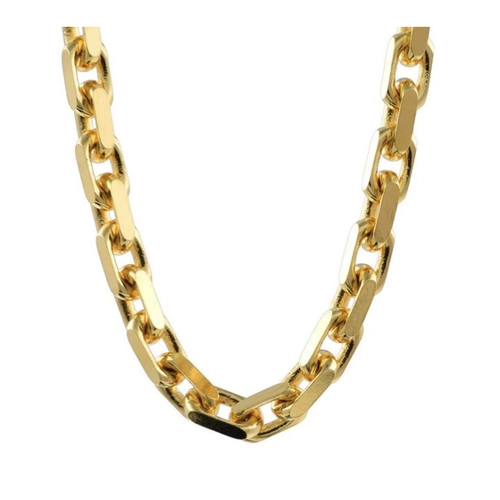 Bild von HOPLO Goldkette Ankerkette diamantiert - Eleganz in 333-8 Karat Gold