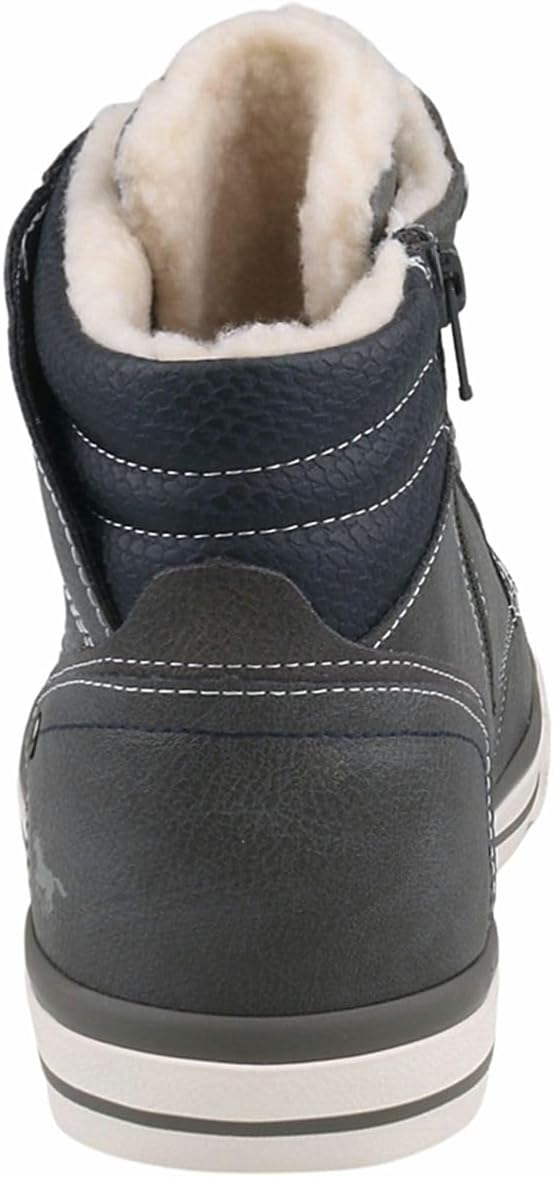 Bild von Mustang Herren High Top Sneaker mit Reißverschluss dunkelgrau