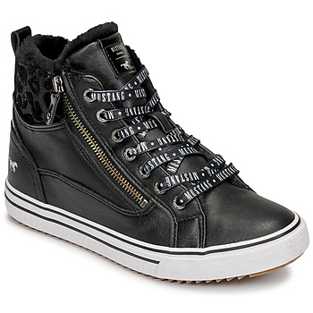 Bild von Mustang Shoes Sneaker, mit bedrucktem Fellimitat-Kragen