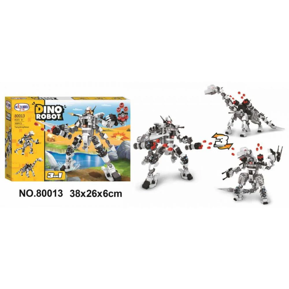 Bild von Winner 80013 - 3in1 Transforming Robot Tanystropheus - 308 Klemmbausteine