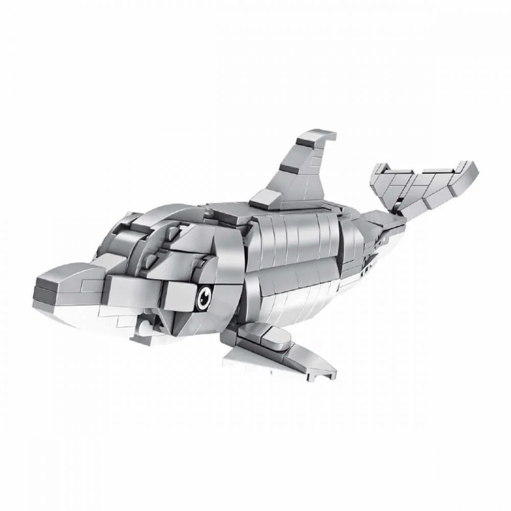 Bild von Panlos 663014 - Delfin Fisch 2in1 Modell - 246 Klemmbausteine