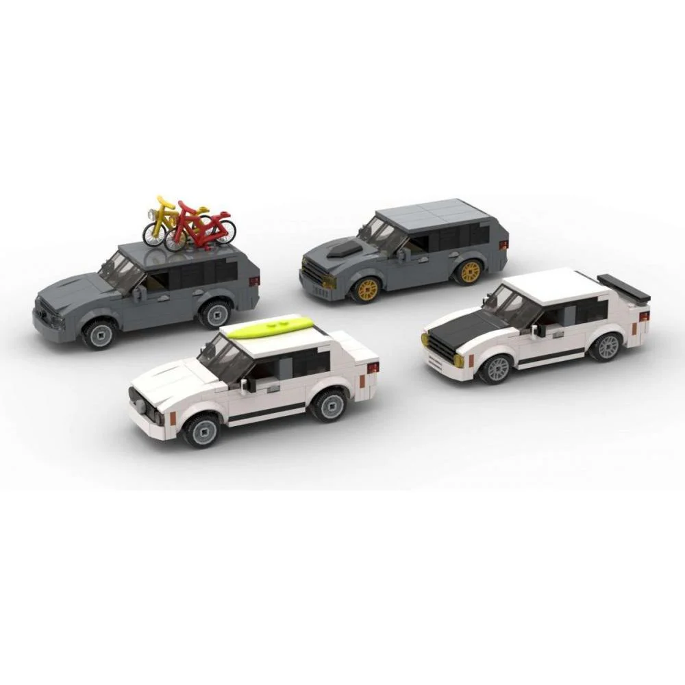 Bild von Modbrix 108213 - Tuning Cars 2er Set 3 - 482 Klemmbausteine