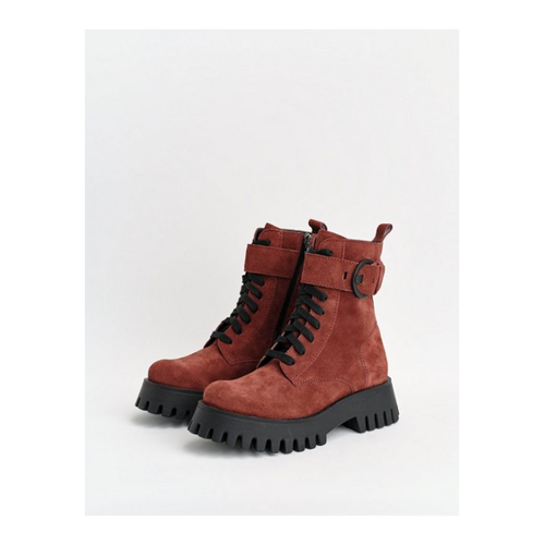 Bild von GERRY WEBER Robuste Stiefelette mit Reißverschluss und dekorativer Lasche