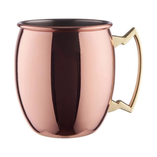 Bild von BUTLERS Cocktailglas Moscow Mule Becher Cocktailbecher Edelstahlbecher Cocktailtasse, Edelstahl, in Rosegold 470 ml