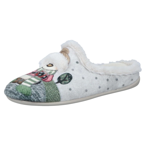 Bild von Manitu Home Damen 320229-91 Hausschuh, grau, 40 EU