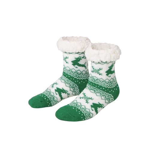 Bild von dressforfun 900852 Unisex Weihnachts Kuschelsocken mit Rentiermotiv