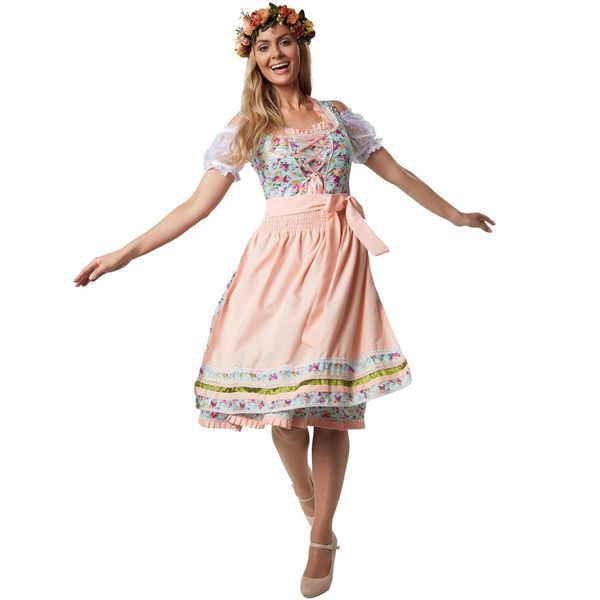 Bild von dressforfun Dirndl Frauenkostüm Midi-Dirndl Erding Modell 2