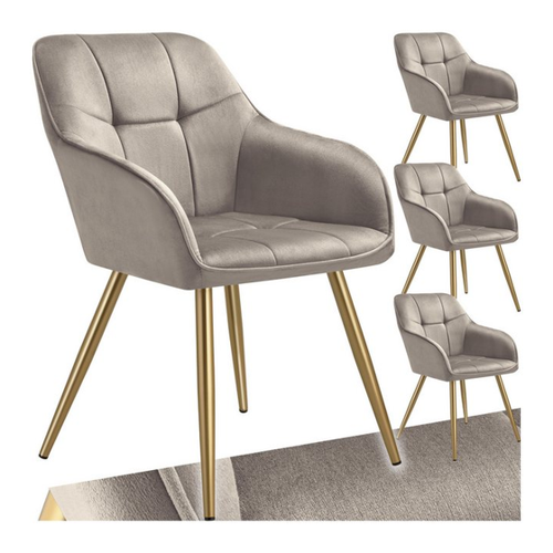 Bild von tectake Esszimmerstuhl Marilyn (4er Set) – Stilvolles Design für jedes Zuhause