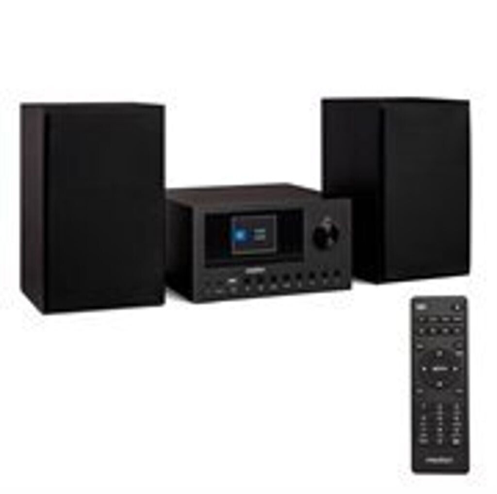 Bild von MEDION P85003 Micro Audio System Kompaktanlage (Internetradio, DAB+, PLL UKW Radio, Bluetooth, USB Anschluss, AUX, 2x150 W)