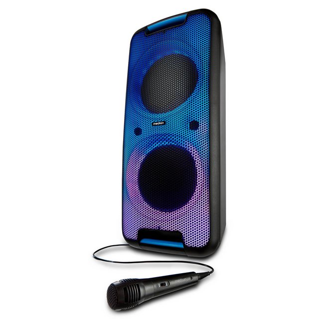 Bild von MEDION LIFE P61080 Partylautsprecher - tragbares Bluetooth Soundsystem - verschiedene Lichteffekte - satter Sound - True Wireless Stereo Funktion - 2 x 45 W RMS (50075295)