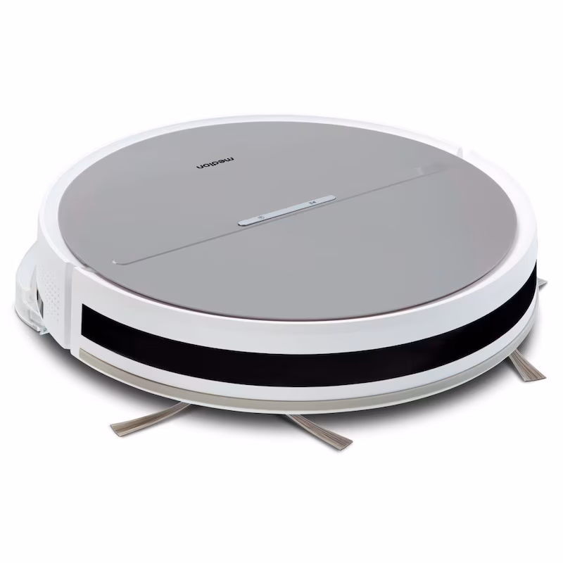 Bild von Medion® Saugroboter E35 SW (MD18035), beutellos, 2in1 Saug- und Wischfunktion, Gyro-Navigation, 120 min. Laufzeit