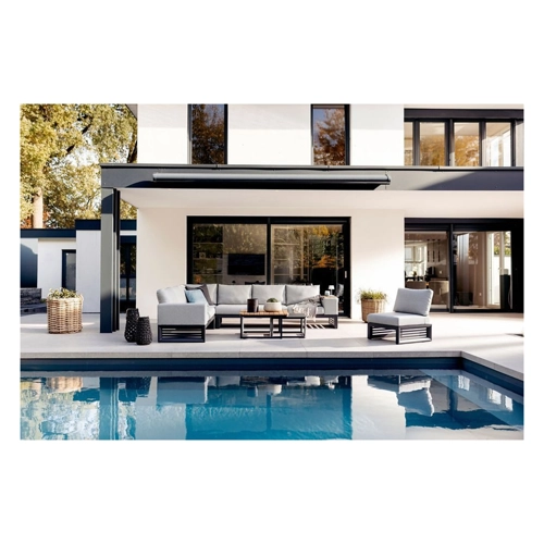 Bild von Niehoff Malta 3-Sitzer Sofa Aluminium – Robuste Eleganz für Ihr Zuhause