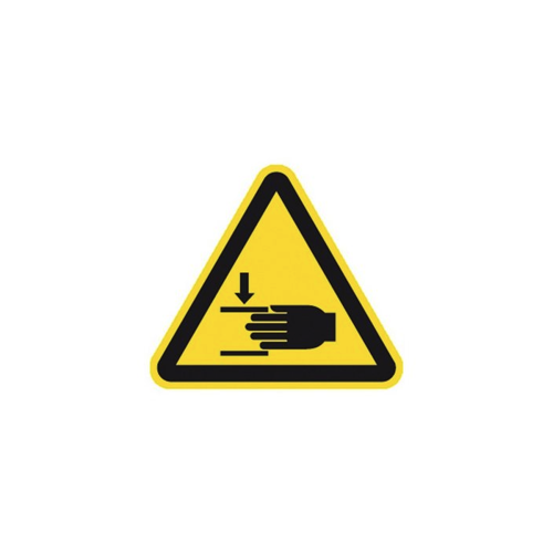 Bild von König Werbeanlagen Hinweisschild Warnung vor Handverletzungen, Symbolschild, ISO 7010