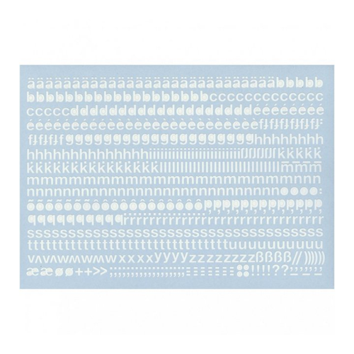 Bild von König Werbeanlagen Hinweisschild Aufkleber Kleinbuchstaben
