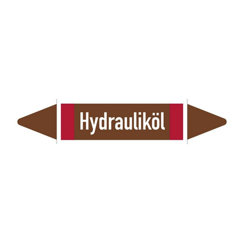 Bild von Dreifke Hinweisschild Rohrl.Etikett Hydrauliköl