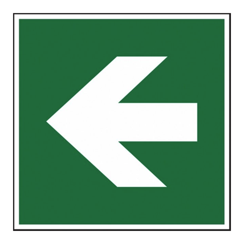 Bild von König Werbeanlagen Hinweisschild Rettungszeichen, Richtungspfeil - ASR A1.3 (DIN EN ISO 7010)
