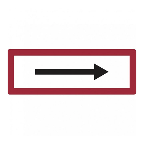 Bild von König Werbeanlagen Hinweisschild Feuerwehrschild, Richtungspfeil - DIN 4066