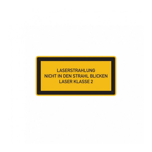 Bild von König Werbeanlagen Hinweisschild Laser Klasse 2