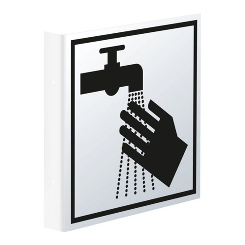 Bild von König Werbeanlagen Hinweisschild Hände waschen