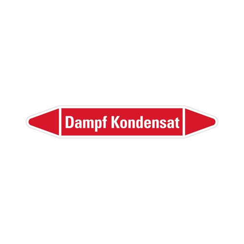 Bild von König Werbeanlagen Hinweisschild RKZ-Etikett Dampf Kondensat