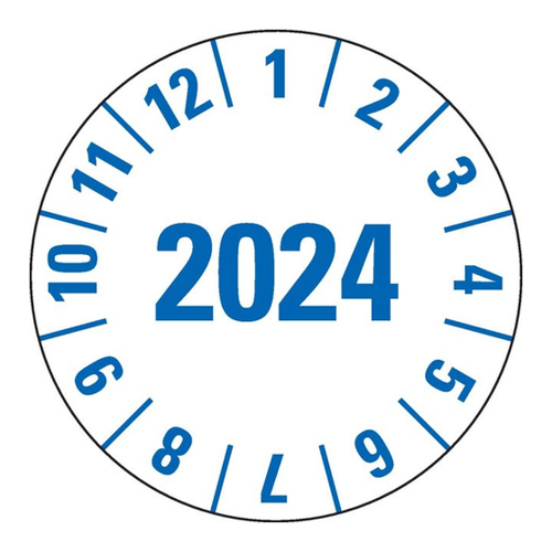 Bild von König Werbeanlagen Hinweisschild Prüfplakette 2024
