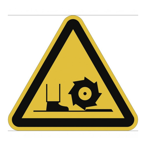 Bild von König Werbeanlagen Hinweisschild Warnung vor Fräswelle