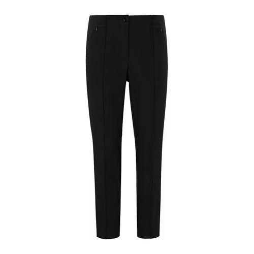 Bild von Fadenmeister Berlin - Knöchellange Hose, schwarz, Gr. 40 / M - Baumwolle