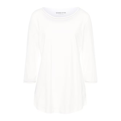 Bild von Green Cotton - Rundhals-Shirt Ditte, weiss, Gr. 46 / L - Baumwolle
