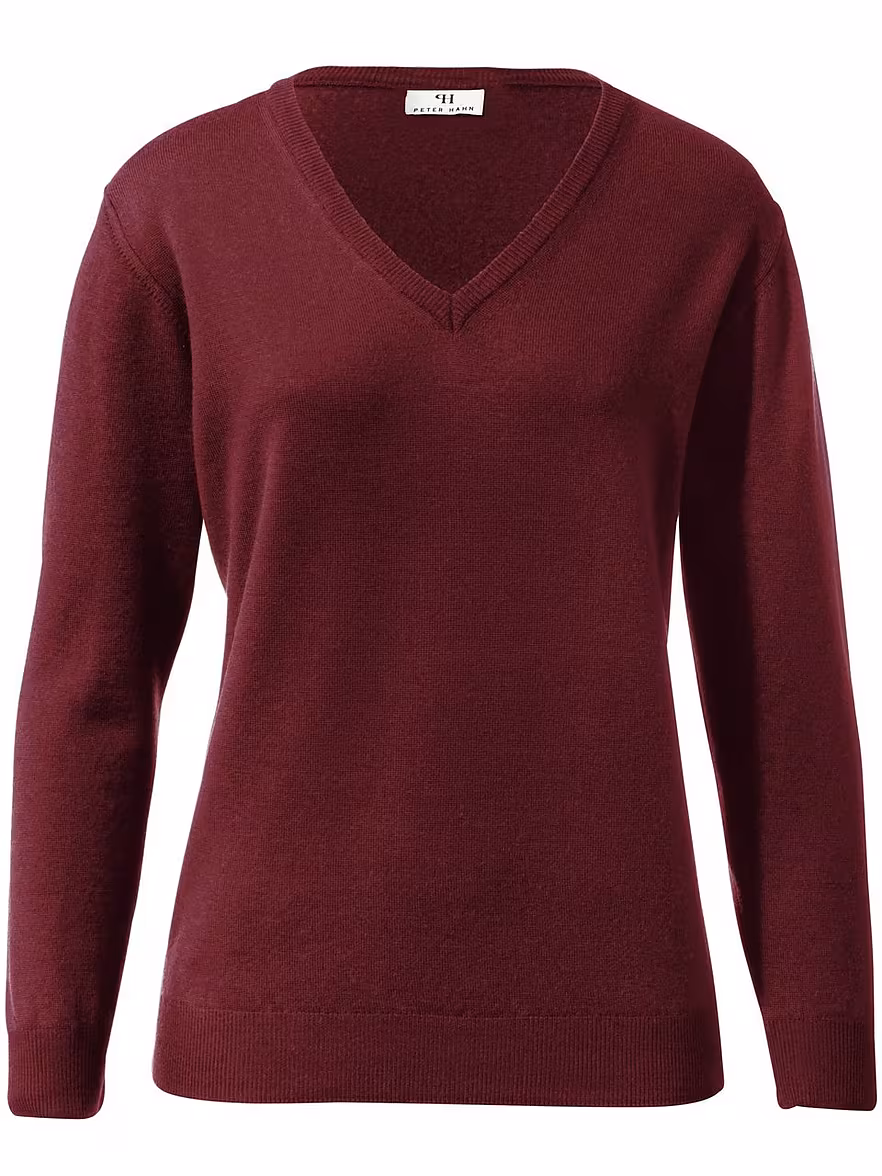 Bild von Peter Hahn - V-Pullover aus 100% Schurwolle Pure Tasmanian Wool, pink, Gr. 52 / XXL - Schurwolle