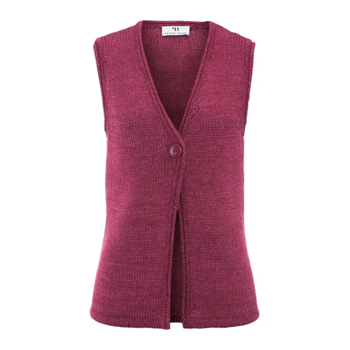 Bild von Elegante Strickweste von Peter Hahn in Rosenholz