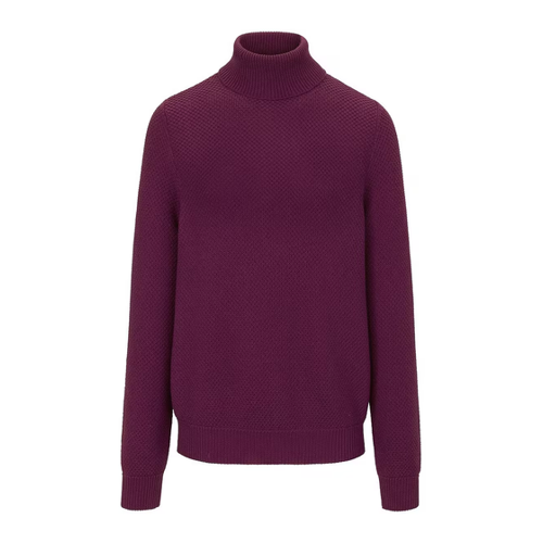 Bild von Modischer Rollkragen-Pullover von Peter Hahn in Bordeaux