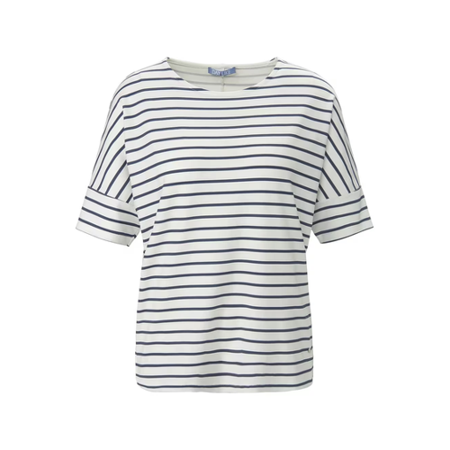 Bild von Stylisches Rundhals-Shirt von DAY.LIKE in Offwhite/Marine