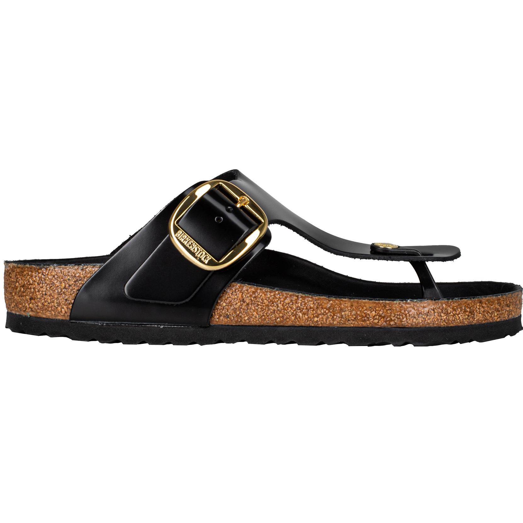 Bild von Birkenstock Gizeh Naturleder Patent normal Damen Zehentrenner