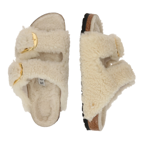 Bild von Birkenstock Arizona Big Buckle Shearling Teddy eggshell (mittel/schmal)