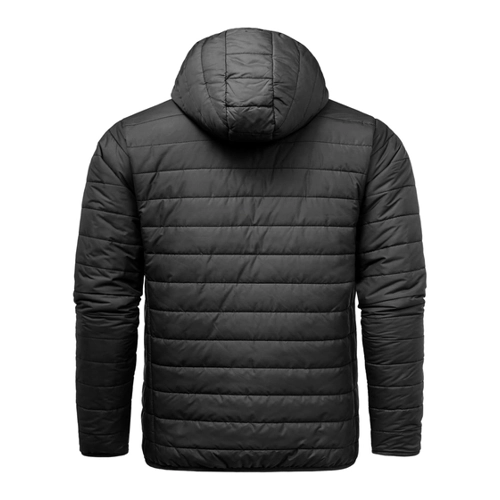 Bild von Amaci&Sons Herren Steppjacke Outdoor Basic Patch Kapuzen Jacke 9102 Navyblau 3XL