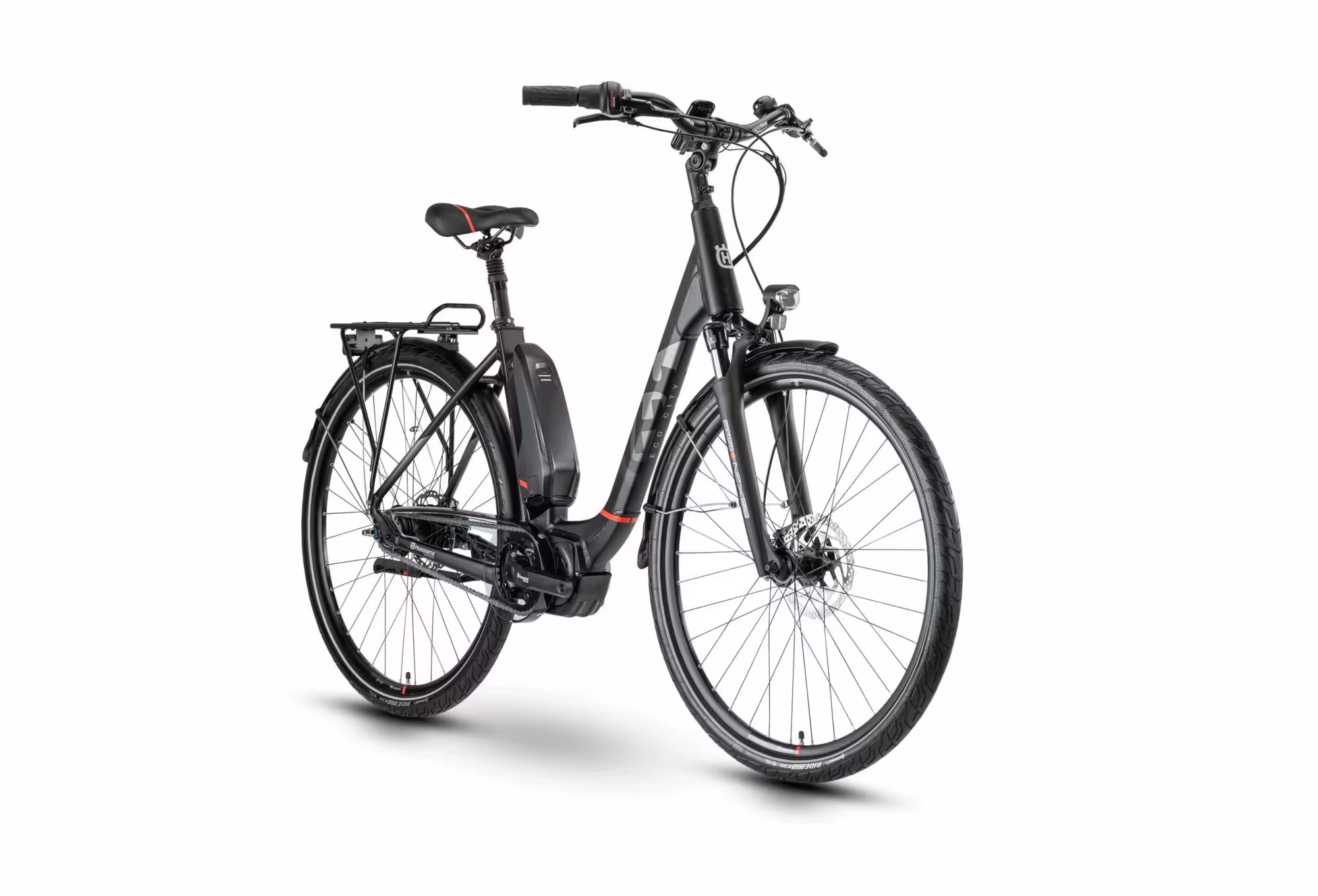Bild von Husqvarna Eco City 4 CB Anthracite/Silver/Red 2020 26"; 504 Wh Wave