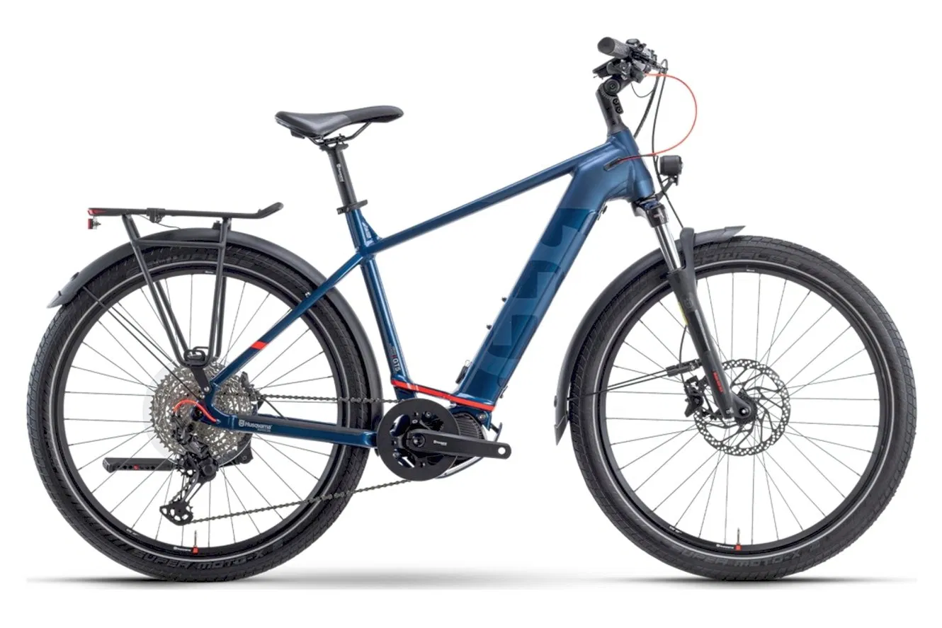 Bild von Husqvarna Bicycles Gran Tourer 5 630 Herren Blue / Blue / Red Matt 55 cm - L 2021
