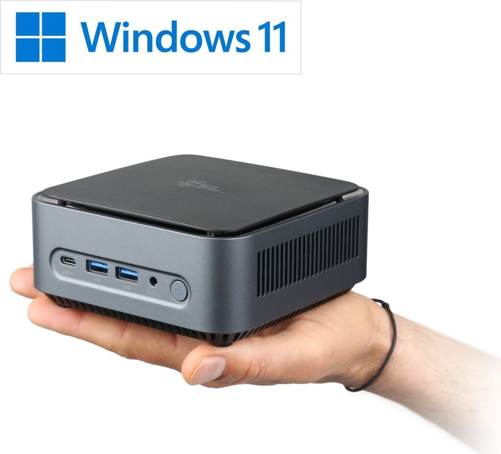 Bild von CSL Narrow Box Intel Core i3 Windows 11 Mini-PC (Intel®, 32 GB RAM, 1000 GB SSD)