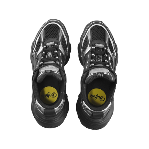 Bild von Buffalo Cld Run Jog Veganes Nubukleder/Mesh für Damen - Komfort und Stil in Schwarz