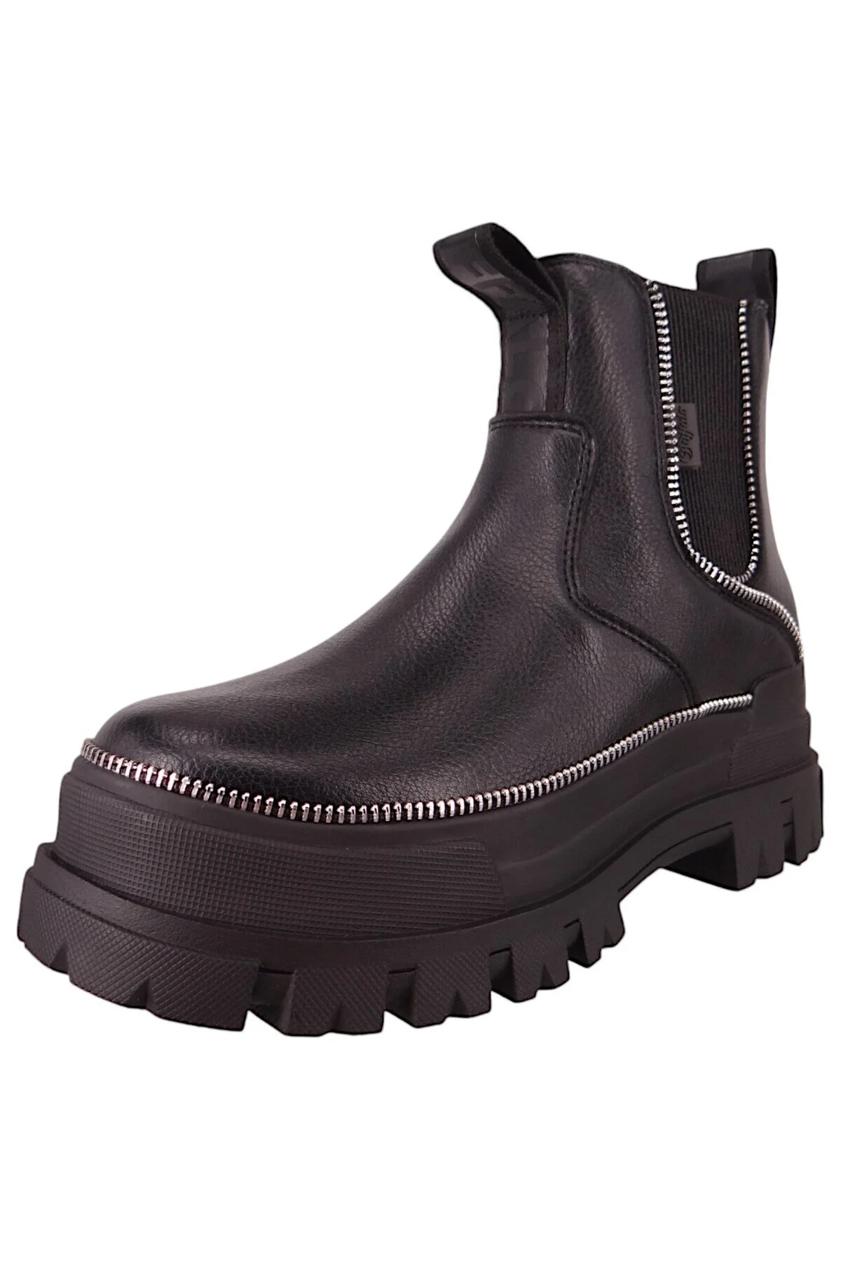Bild von Buffalo - Aspha Chelsea Zip Black - Girl Schuhe - Schwarz - EU 38 - Synthetic/Textile/Gummi,Kunstleder