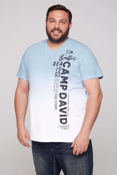 Bild von CAMP DAVID V-Shirt, aus Baumwolle