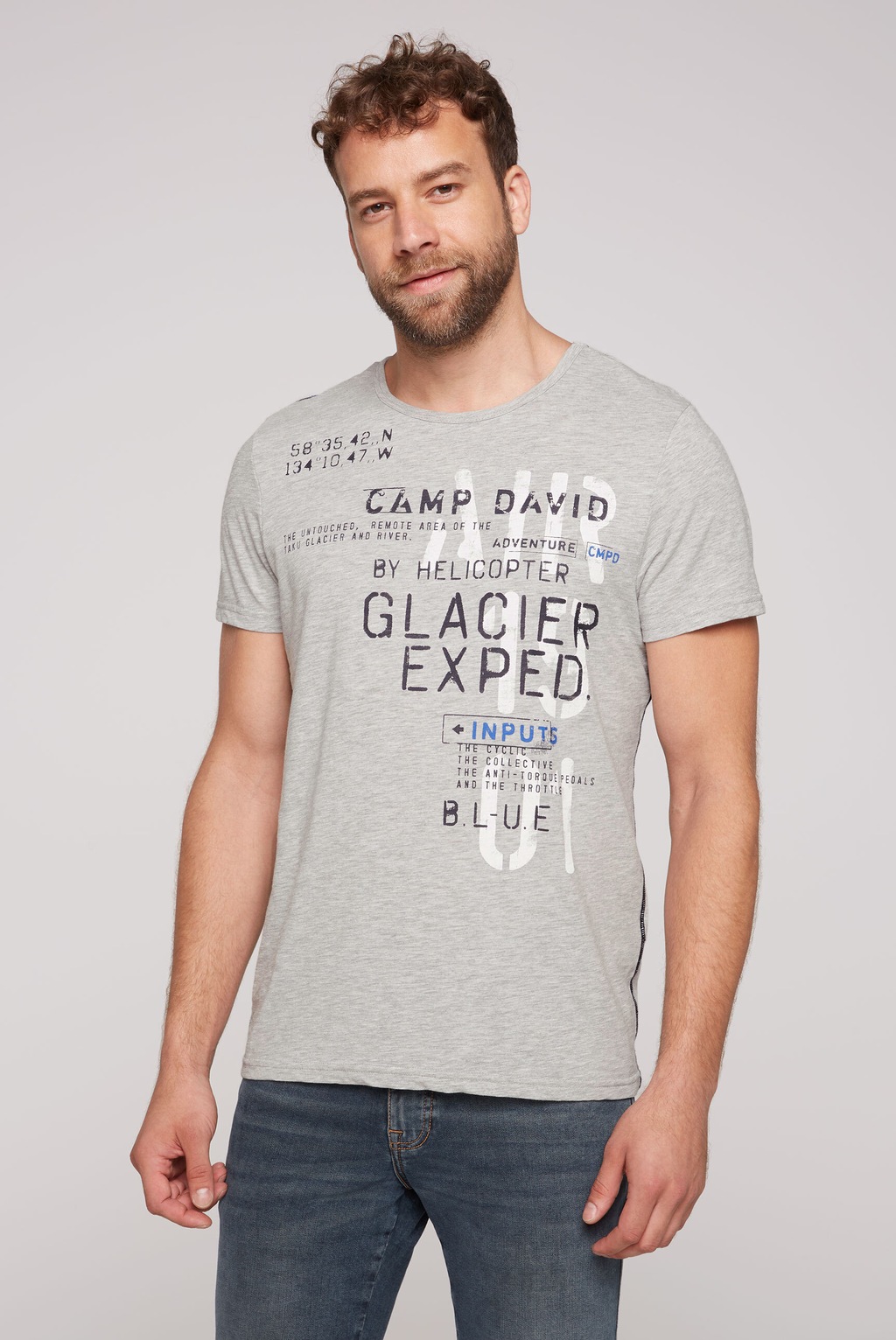 Bild von CAMP DAVID Rundhalsshirt, aus Baumwolle
