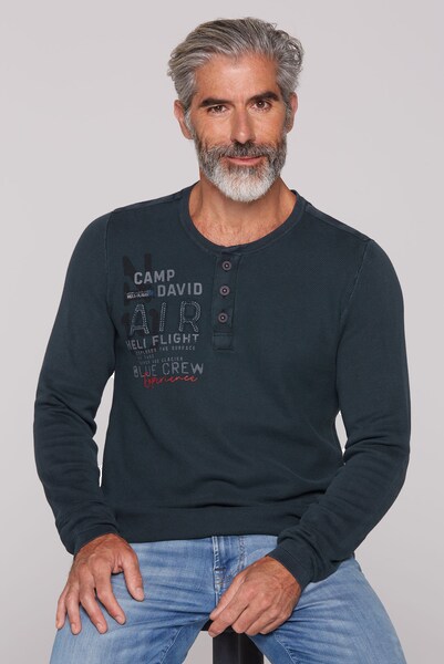 Bild von CAMP DAVID Rundhalspullover, aus Baumwolle