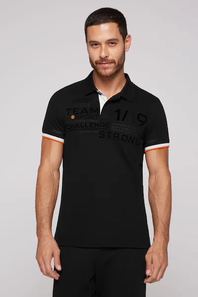 Bild von CAMP DAVID Poloshirt, mit Seitenschlitze