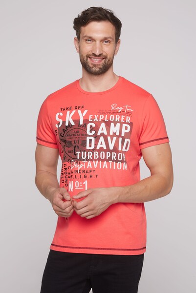 Bild von CAMP DAVID Rundhalsshirt, aus Baumwolle