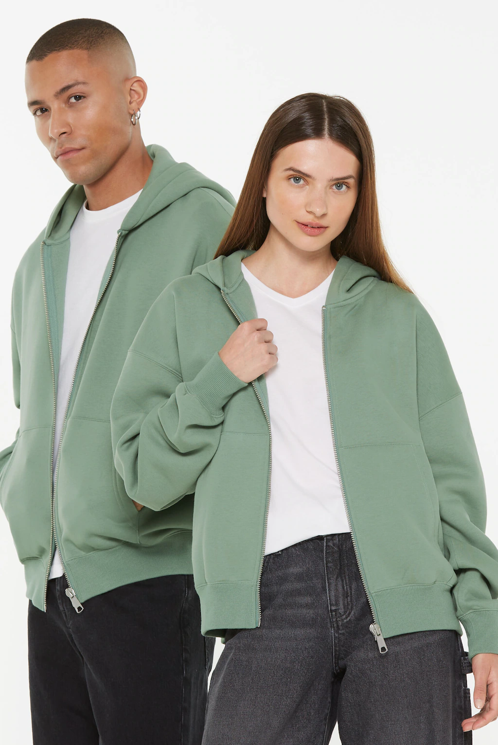 Bild von Harlem Soul Kapuzensweatjacke, mit Baumwolle