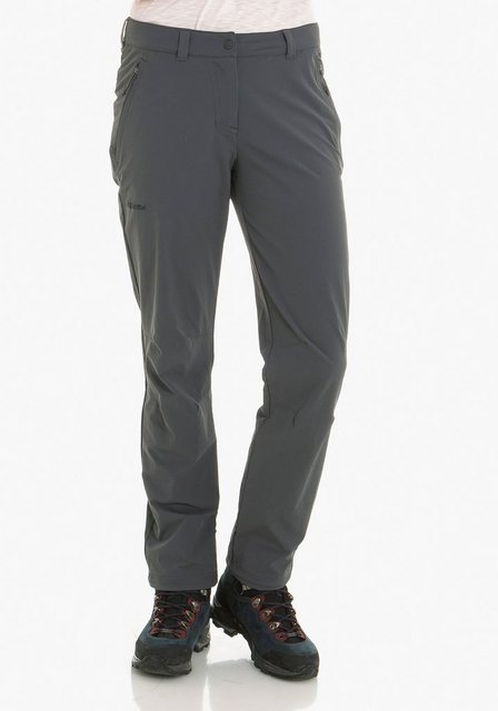 Bild von Schöffel Damen Pants Engadin1, strapazierfähige Damen Hose für Wanderungen, wasserabweisende Outdoor Hose mit sportlichem Schnitt, asphalt, 84
