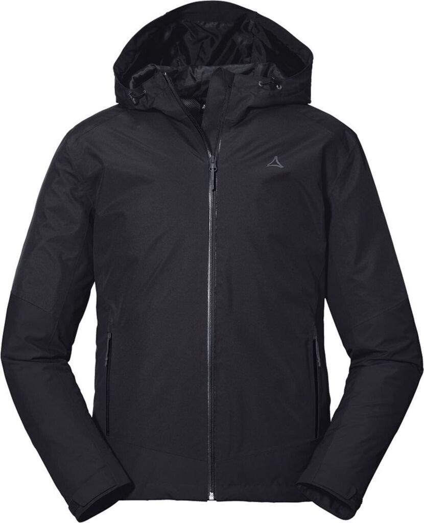 Bild von Schöffel Herren Jacket Wamberg M, winddichte, atmungsaktive Regenjacke, komfortable Outdoor Jacke, Wanderjacke mit verstellbarer Kapuze, black, 50