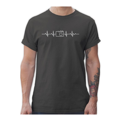 Bild von Shirtracer T-Shirt Herzschlag Foto Kamera – Das perfekte Geschenk für Hobbyfotografen